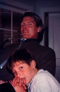 Chris Reeve with his son Will